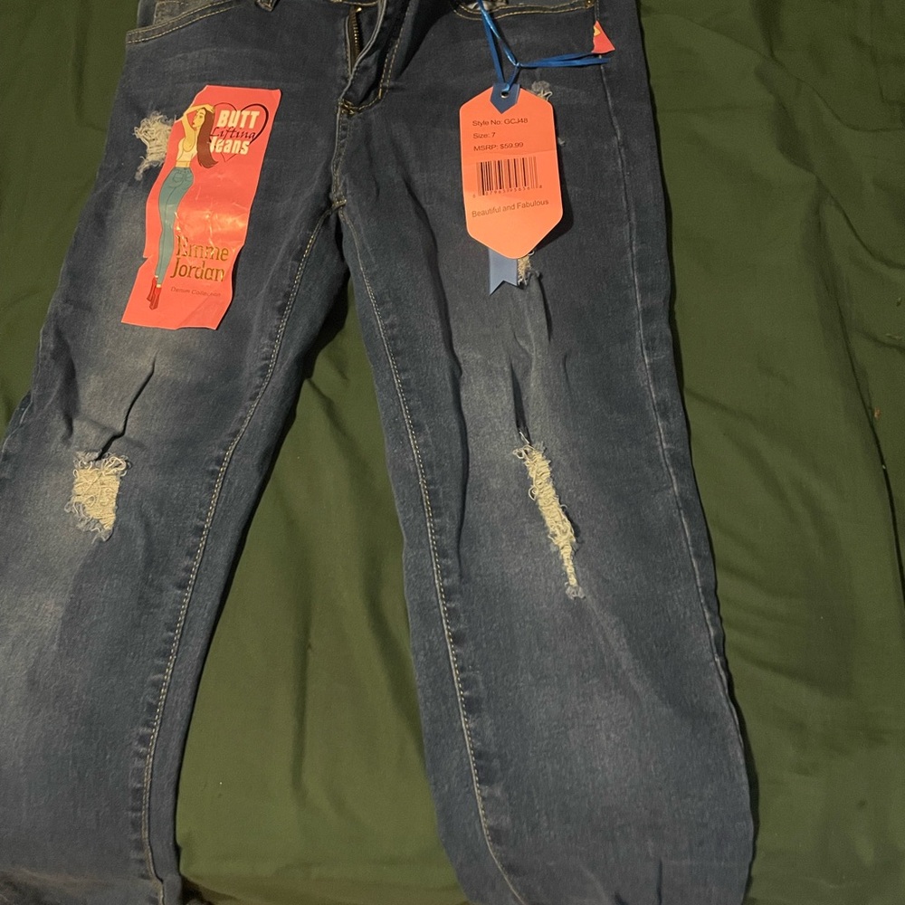 Juniors Blue Jeans
